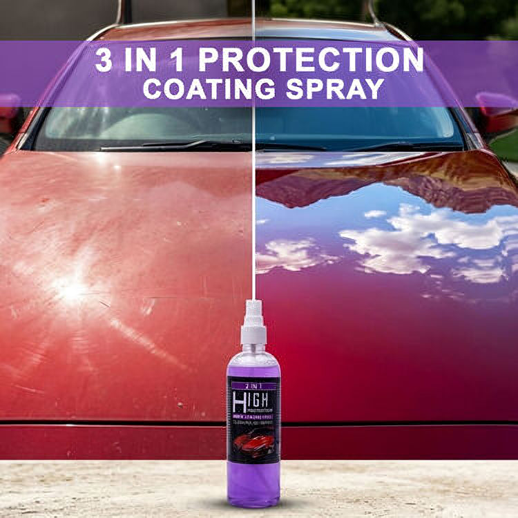 3 In 1 Protection Coating Spray - For Cars & Bikes