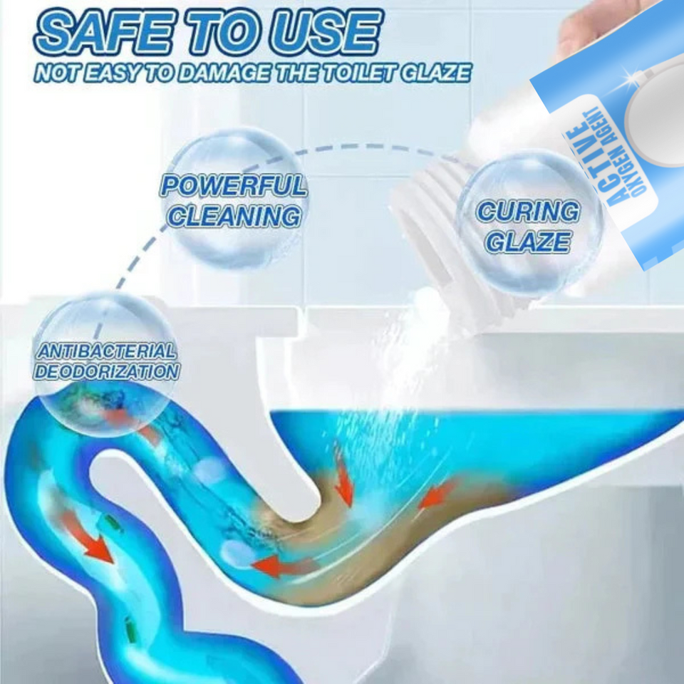 Powerful Toilet Cleaner Active Oxygen Powder - BUY 1 GET 1 FREE