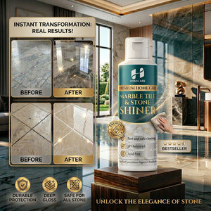 💎 Premium Marble & Tile Shiner - Deep Clean & Brilliant Shine 🌟