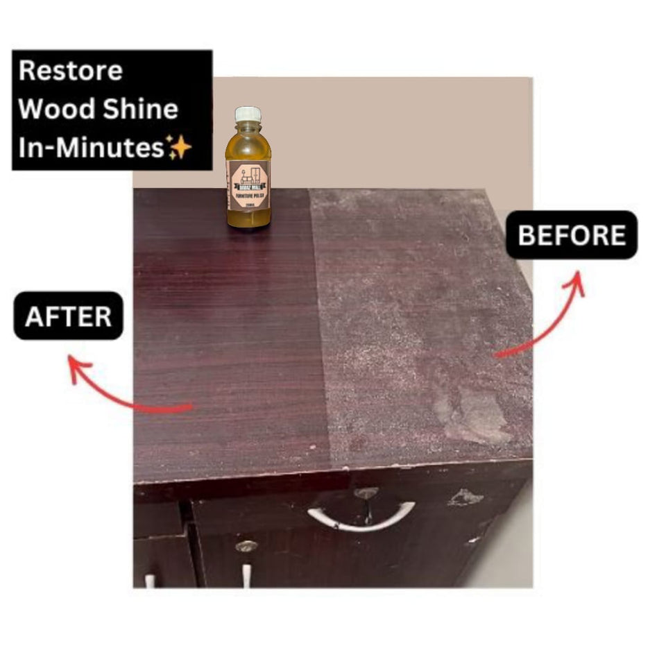 FURNITURE POLISH KIT - FREE MALMAL CLOTH!