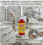 Chrome Shiner - Instant Cleaner for Taps, Glass & Sanitary Fittings